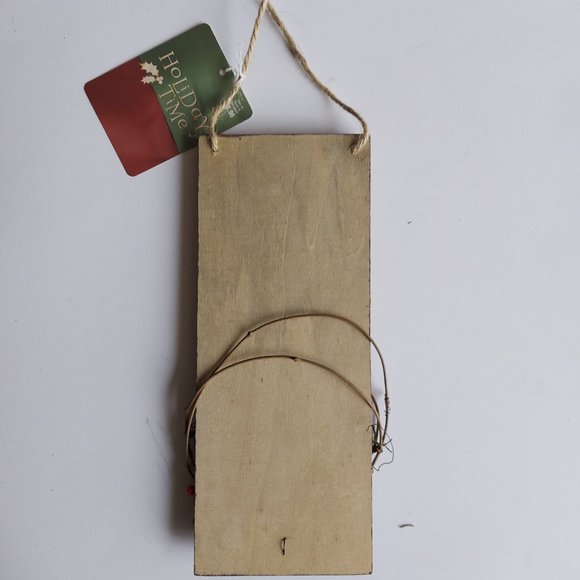 Wooden Santa Wall Plaque - Picture 4 of 4